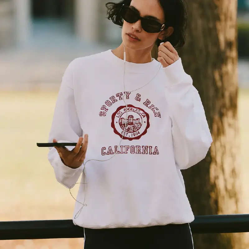 Sporty & Rich Hoodie The Ultimate Blend of Comfort,