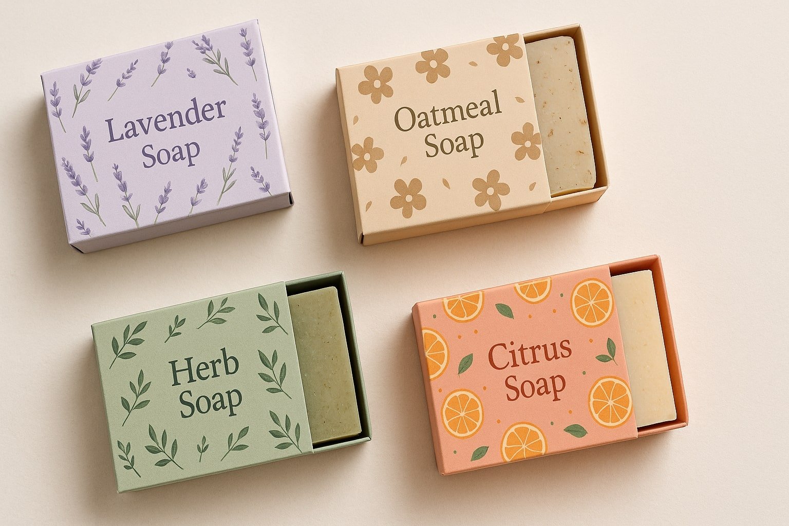 half box soap boxes