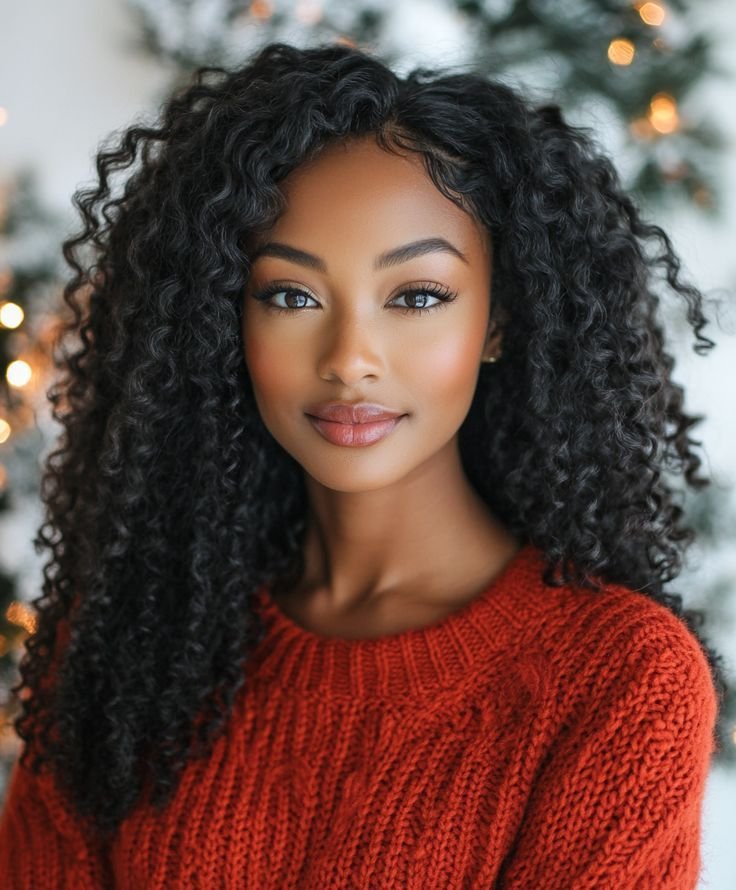 Curly hair