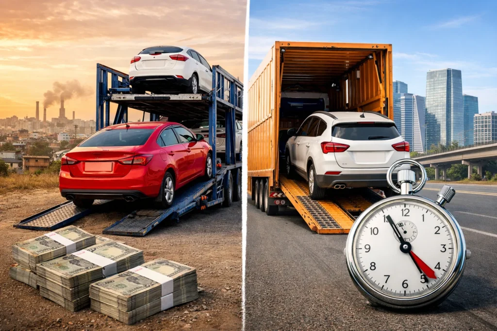 Car Shifting Services in Faridabad vs Gurgaon: Price & Speed Face-Off